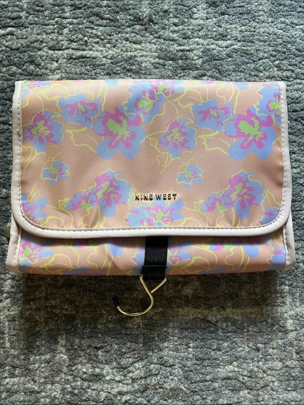 Nine West Floral Pink and Lavender Jewelry Organizer